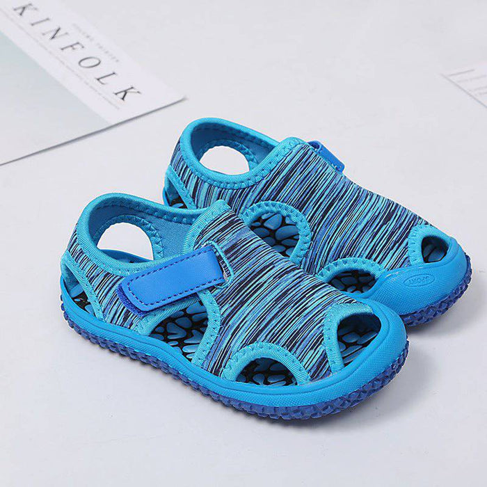 Kroppsbutikken Børnesko Blå / 21 (Indersål 13.5cm) Børnesandaler med velcro