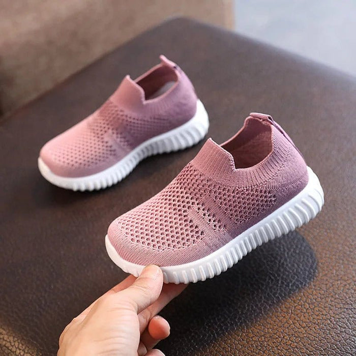 Kroppsbutikken Børnesko Lilla / 22 Børnesneakers i stof