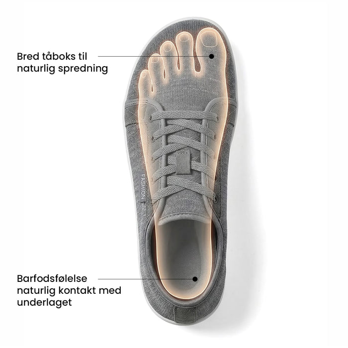 Barfodssko stof Unisex