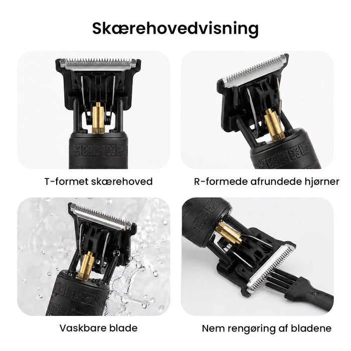 Professionelt hår- og skægsæt (3-sæt)