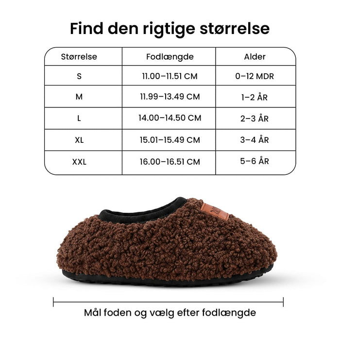 Indendørssko til børn (skridsikker sål)