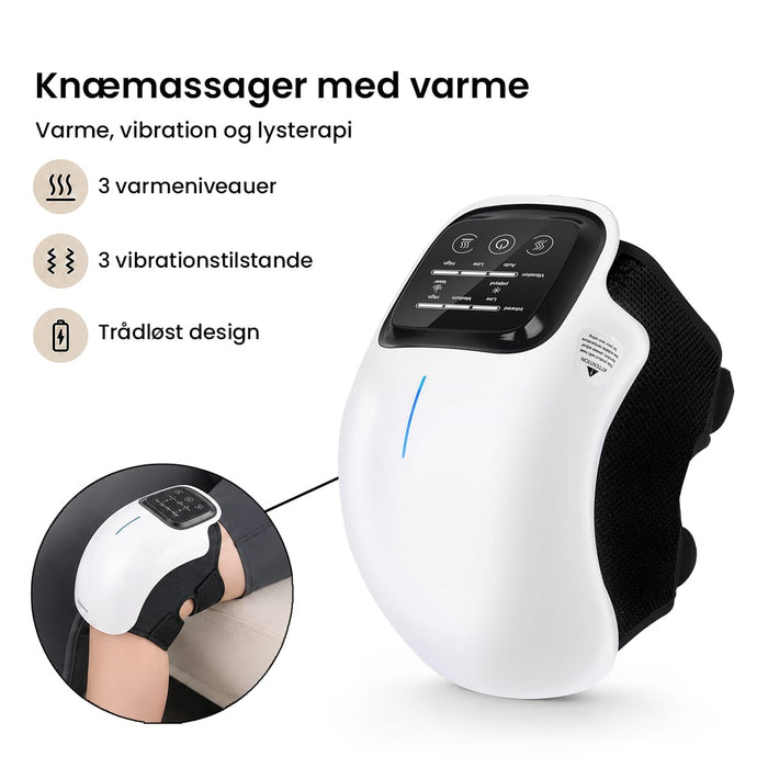 Knæmassager med varme og vibration