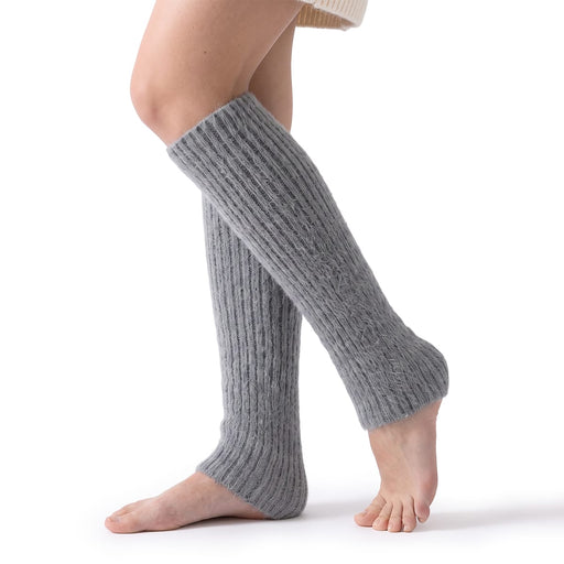 Kropsbutikken Benvarmere i cashmere – Grå