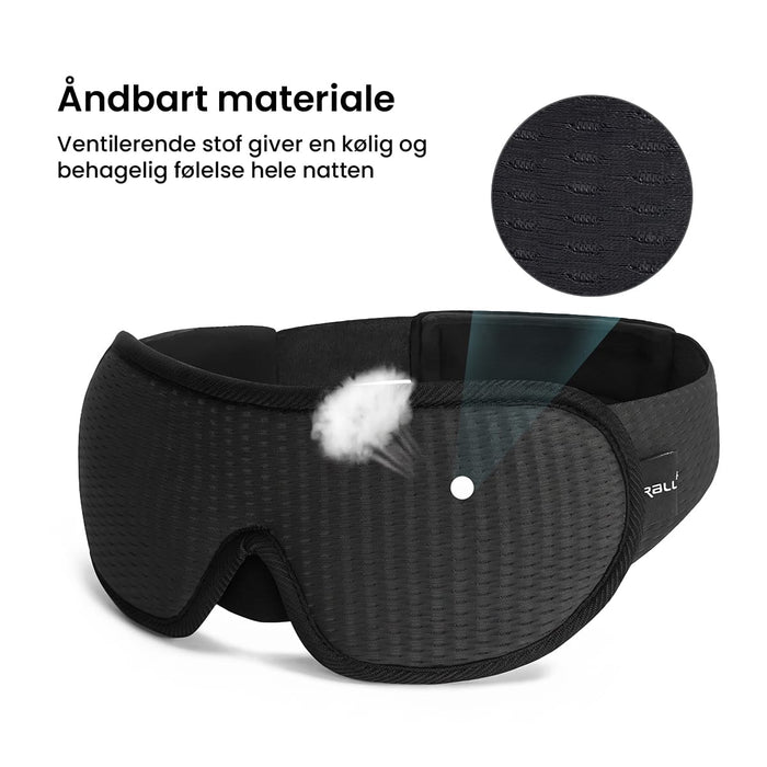 Ergonomisk 3D-sovemaske