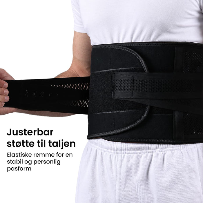 Støttende ryg- og taljebælte