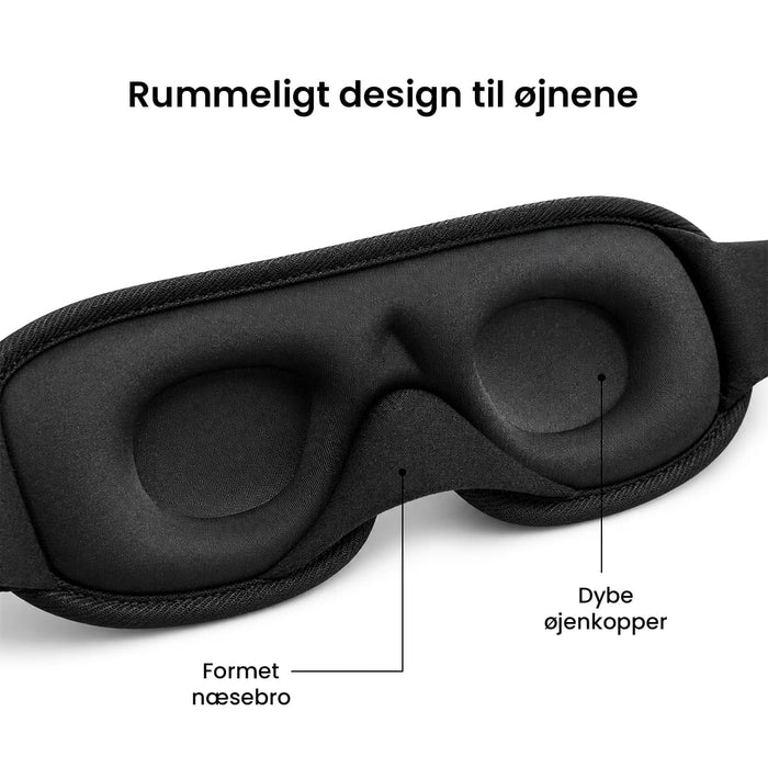 Ergonomisk 3D-sovemaske
