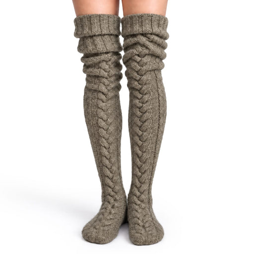 Kropsbutikken Cozysocks - Varme og behagelige lange strømper – Mørkgrå