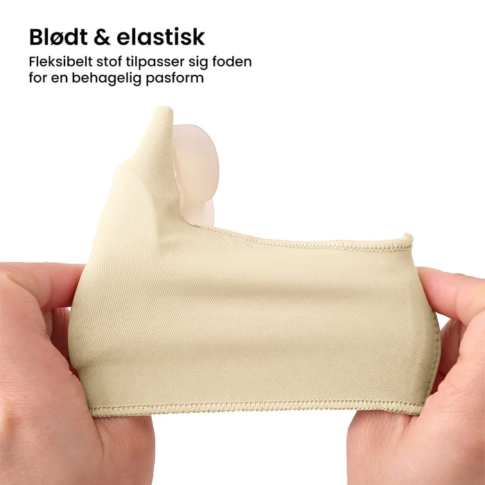Hallux valgus-beskytter med gelpude