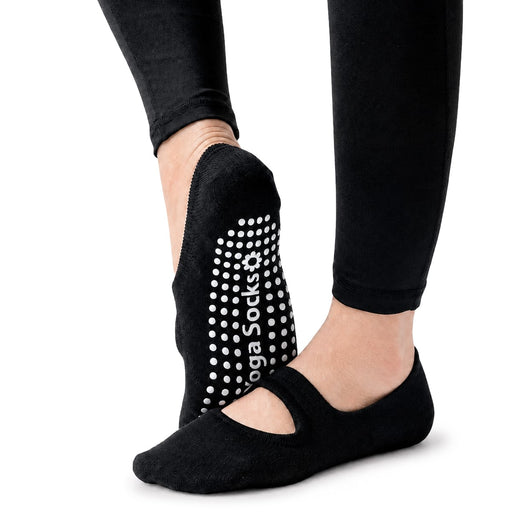 Kropsbutikken Skridsikre yogasokker – Sort / 35-42