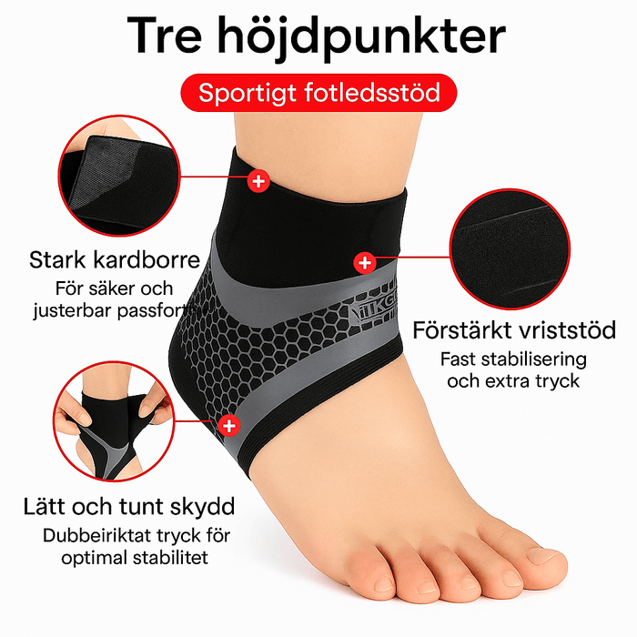 Kroppsbutiken Ankelstøtte Ankelstøtte til stabilisering