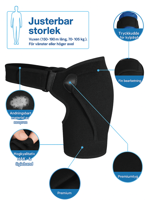 Kropsbutikken Axelstöd Axelstöd for stabilitet