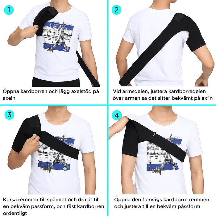 Kroppsbutiken Axelstød Axelstøtte (justerbar)