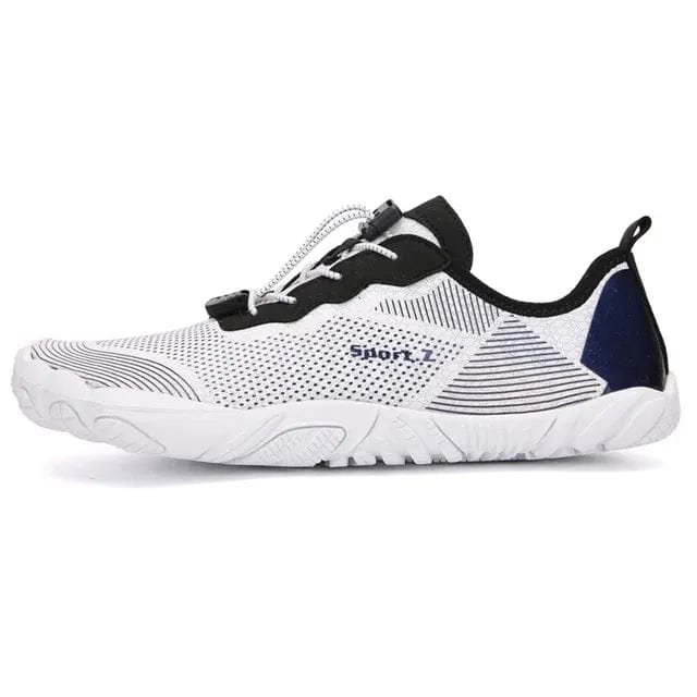 Kroppsbutiken Barfodssko Hvid/blå / 41 Barfodet sko Sport-Z Vandtætte