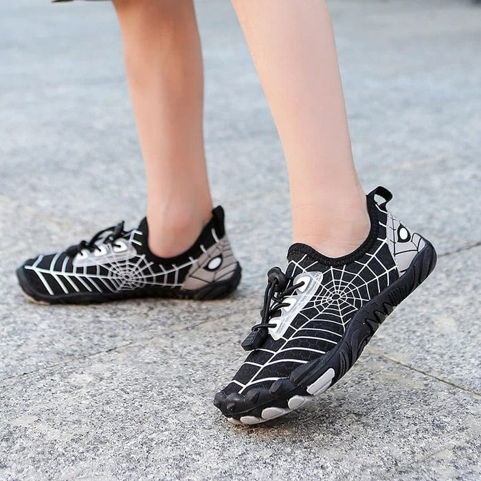 Kroppsbutiken Barfodssko til børn Barfodede sko børn edderkopper