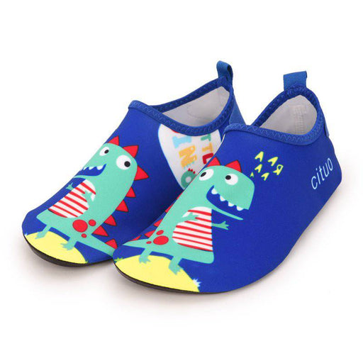 Kroppsbutiken Barfodssko til børn Blå Dinosaur / 22-23 Badetøj til børn (anti-slip)