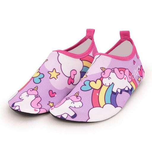Kroppsbutiken Barfotaskor børn Rosa Unicorn / 22-23 Badetøj børn Anti-slip