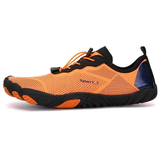 Kropsbutikken Barfotasko Orange/sort / 41 Barfotasko Sport-Z Vandafvisende