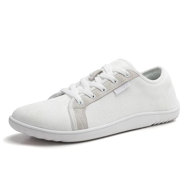 Kropsbutikken Barfodssko stof Unisex – Hvid