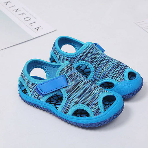 Kroppsbutikken Børnesko Blå / 21 (Indersål 13.5cm) Børnesandaler med velcro