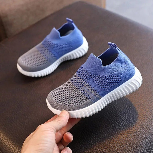 Kroppsbutikken Børnesko Blå / 22 Børnesneakers i stof