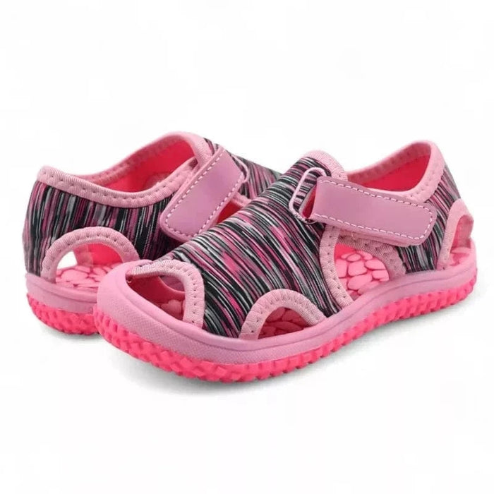 Kropsbutikken Børnesko Rosa / 21 (Indersål 13.5cm) Børnesandaler med velcro