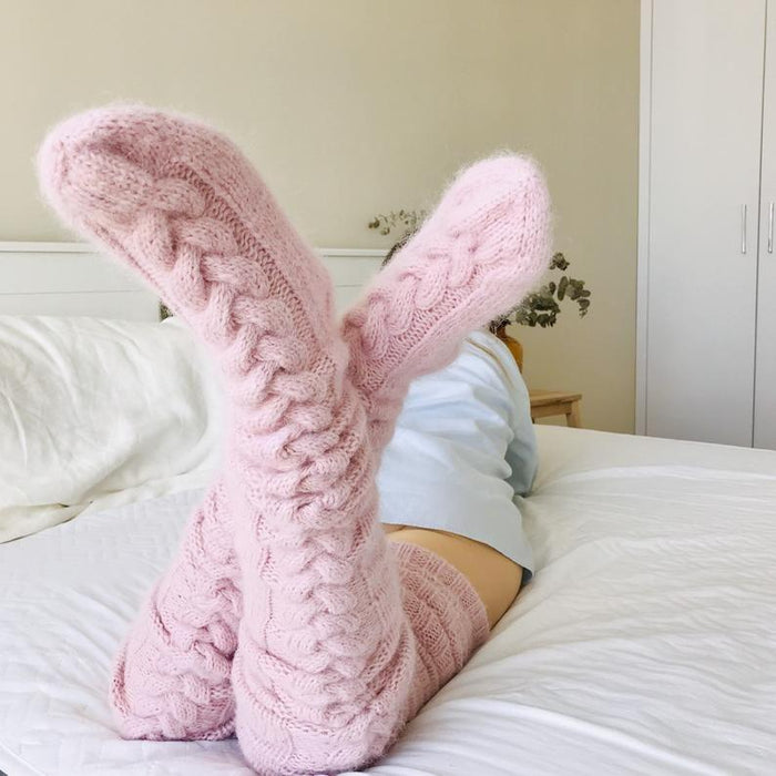 Kroppsbutiken benstr Cozysocks - Varme og gode lange strømper