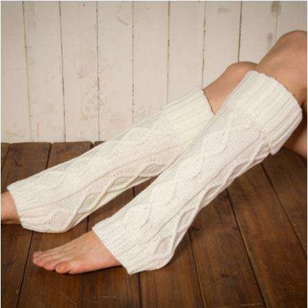 Kroppsbutiken Benvanter Hvid Benskinner akryl