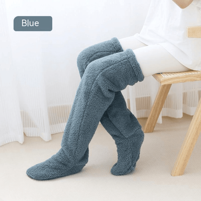 Kropsbutikken Benvarmere Blå / 75CM Behagelige Benvarmere