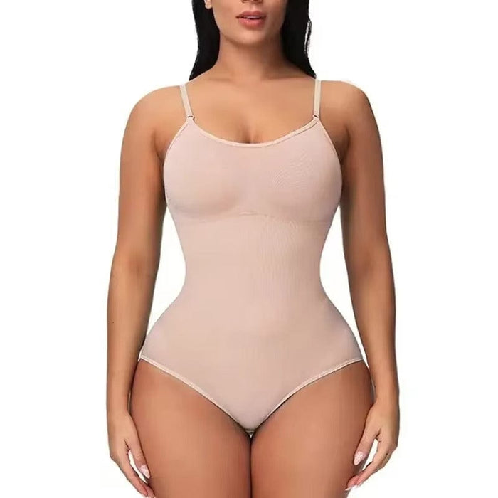 Kroppsbutiken bodyshaper Beige / S Sømløs bodysuit shapewear