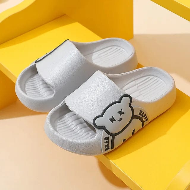 Kroppsbutiken Børnesko Grå / 24-25 Badetøfler figur barn