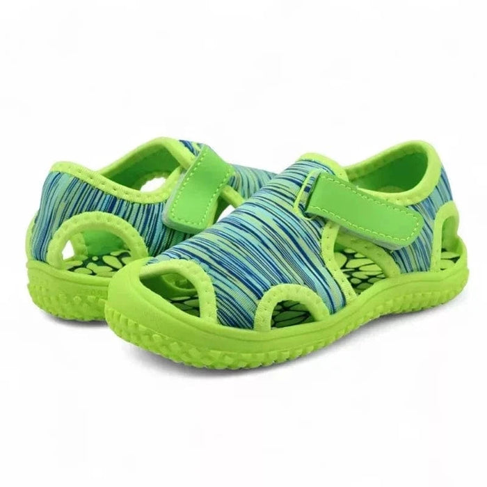 Kroppsbutiken Børnesko Lys grøn / 21 (Innersula 13,5 cm) Børnesandaler (velcro)