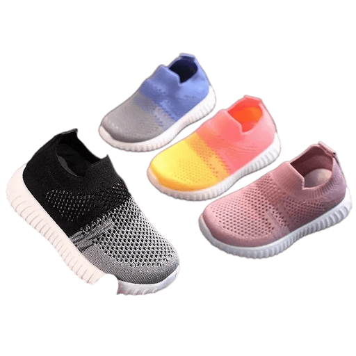 Kroppsbutiken Børnesko Rødgul / 22 Børnesneakers i stof