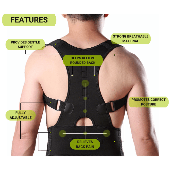Kroppsbutiken Brace Magnetisk kropsholdningskorrigerer