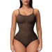 Kroppsbutiken Brun / S Sømløs bodysuit shapewear