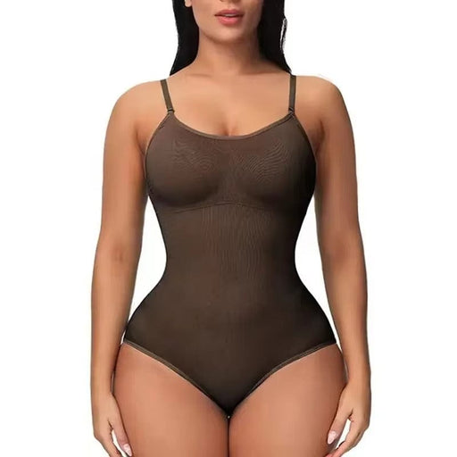 Kropsbutikken Brun / XS Seamless bodystocking shapewear