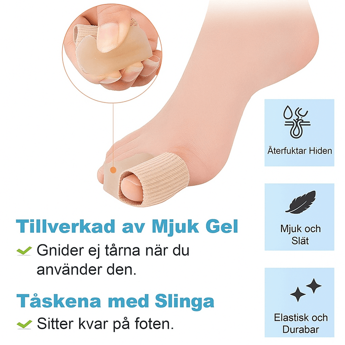 Kroppsbutikken Bunion Bunion lindrende tåafstandshaltere i gel