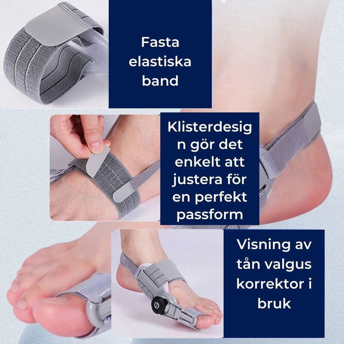 Kropsbutikken Bunion Hallux valgus korrektor justerbar
