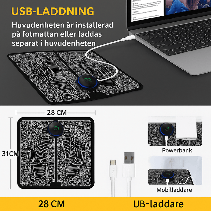 Kroppsbutiken EMS Massage Standardtitel EMS fodmassage