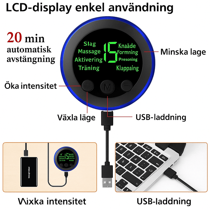 Kroppsbutiken EMS Massage Standardtitel EMS fodmassage