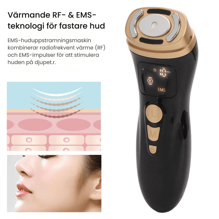 Kroppsbutiken Fodpleje Standardtitel Ansigtsmaskin med HIFU, RF og EMS