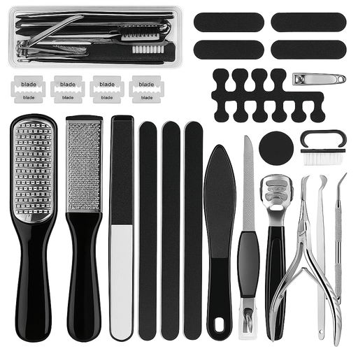 Kroppsbutiken Fodpleje Standardtitel Pedicure- og fodplejesæt 23 dele