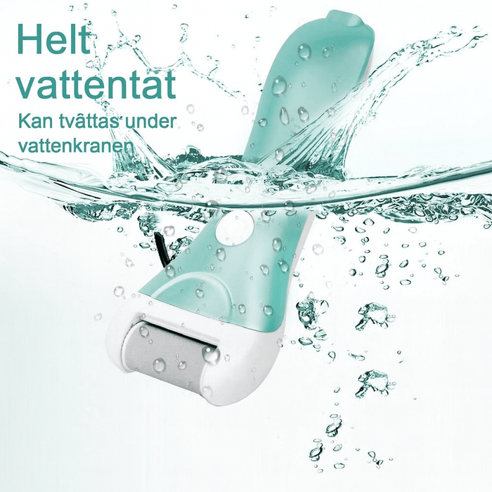 Kroppsbutiken Fodsandpapir Fothudeborttager elektrisk (med 3 slibehoveder)