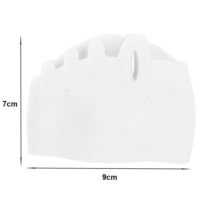Kroppsbutiken Fodstøtte Hvid Tåsepareringsgel (2-pak)