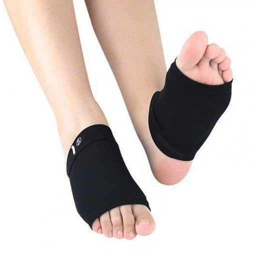 Kroppsbutiken Fodsvang Sort Fodpodest støttestrømpe (2 stk)