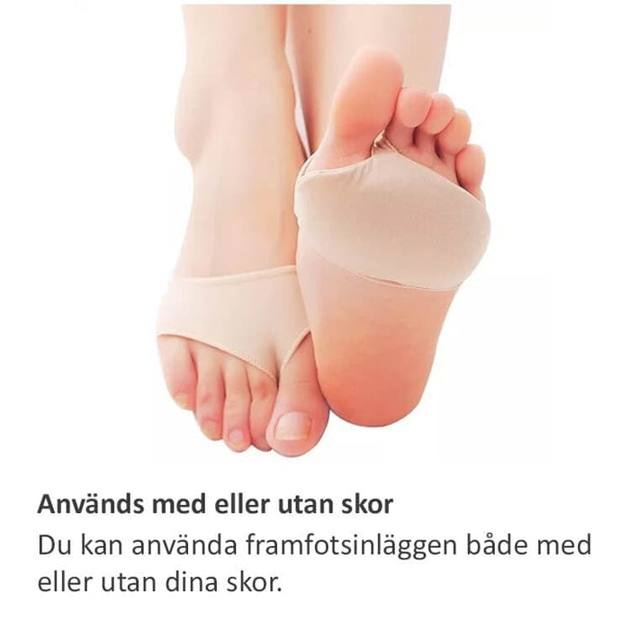Kroppsbutikken Fotindlæg Blødt forfodsindlæg
