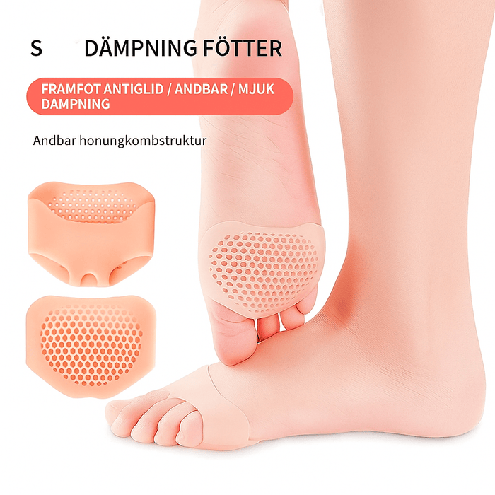 Kroppsbutiken Fotkuddar Foddyne gel med tådelere