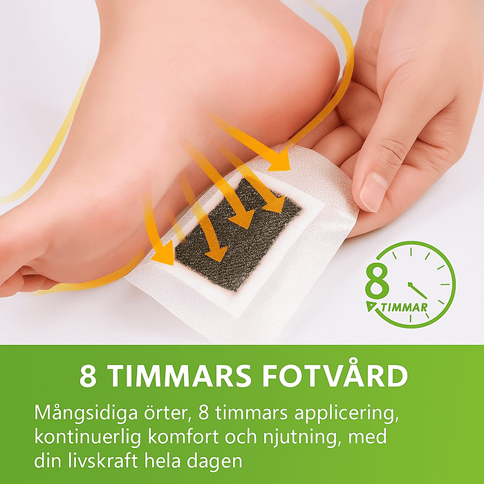 Kroppsbutiken Fotplåster Detox fodplaster 10-Pack