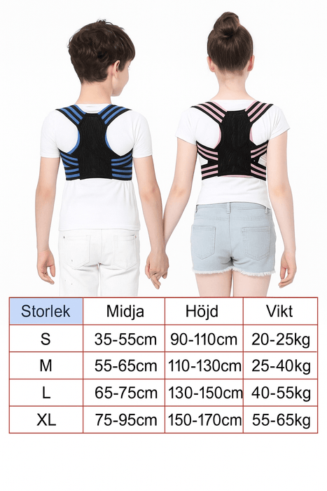 Kropsbutikken Holdning Holdningsvest børn
