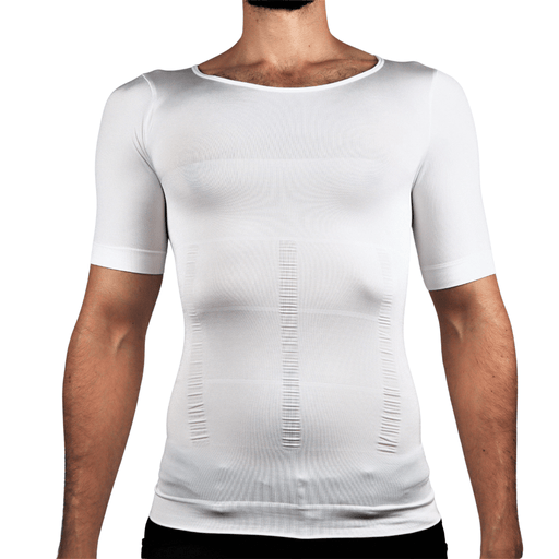 Kropsbutikken Holdning Hvid / M Slankende Body Shaper T-Shirt