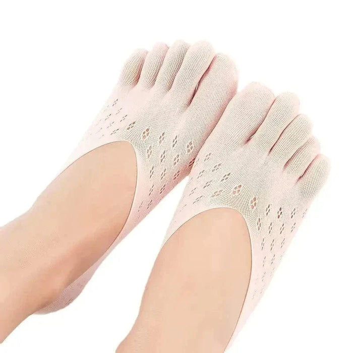 Kroppsbutiken Hallux valgus Rosa Tåstrømper (bunion støtte)